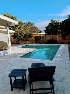 Pool - Dancing Seahorse Beach House with Heated Pool! (Largo)