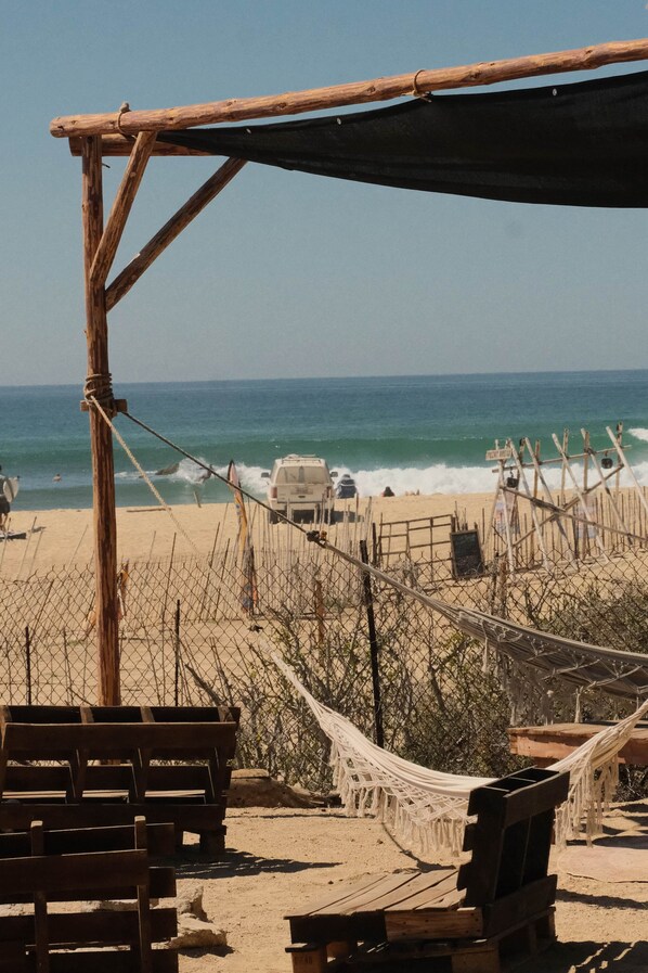On the beach