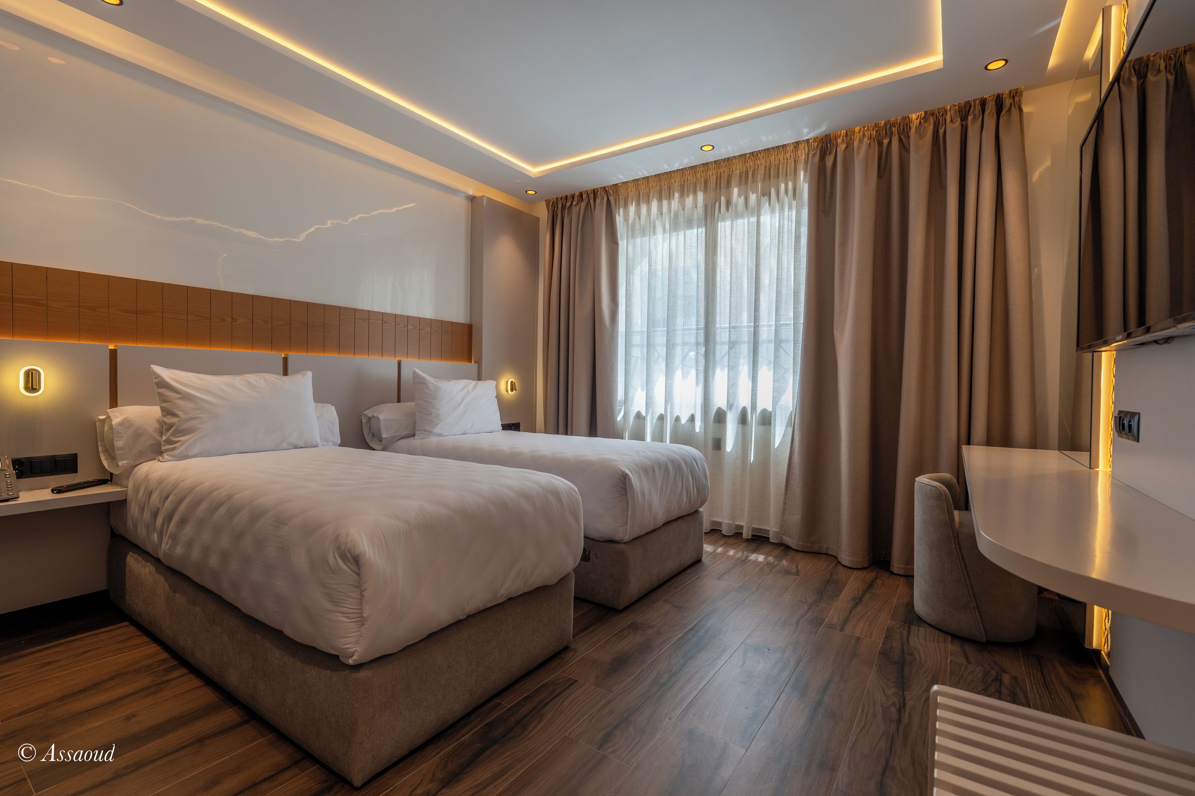 Kamar Twin, balkon, pemandangan gunung | Wi-Fi gratis