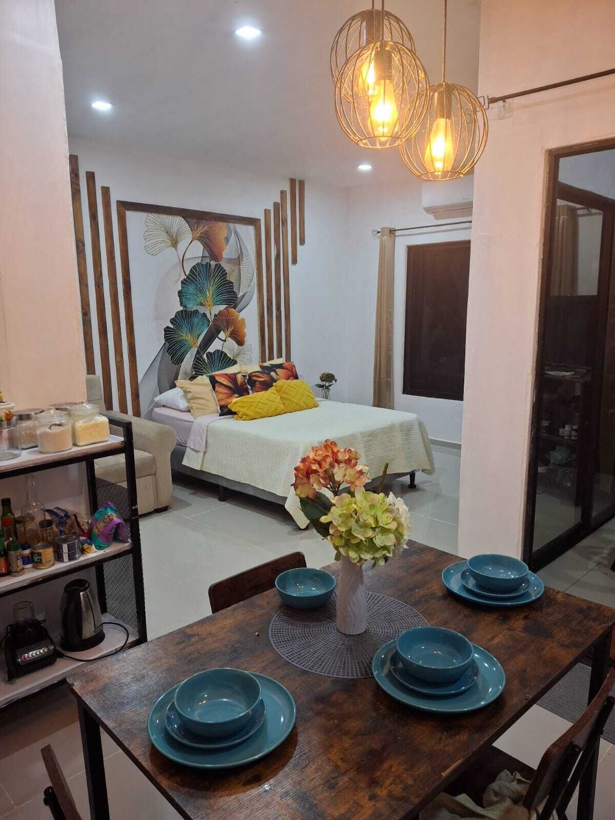 1 bedroom, internet, bed sheets