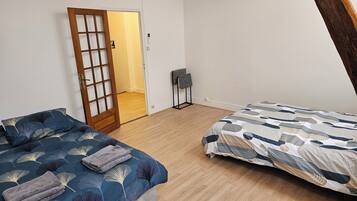 1 bedroom, travel crib, free WiFi, bed sheets