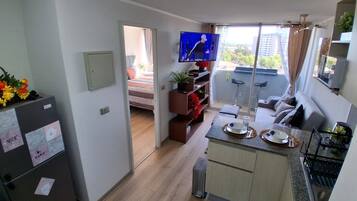 Comfort Apartment, Balcony, Hill View | In-room safe, blackout curtains, soundproofing, free WiFi