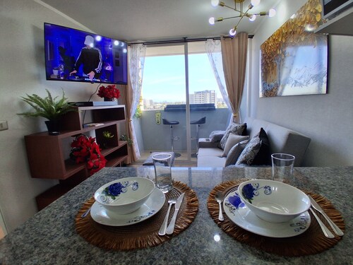 Encantador refugio con vista y estilo