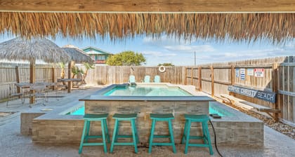 Relax with harbor bridge views and beach access in this cozy retreat. Sleeps 6