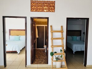 2 chambres, fer et planche à repasser, Wi-Fi gratuit, draps fournis