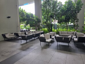 Lobby sitting area