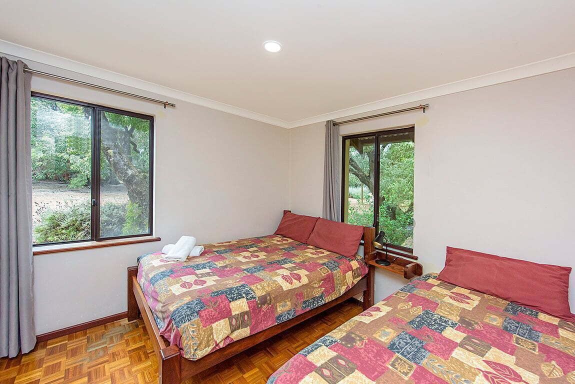 2 bedrooms, bed sheets