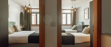 2 bedrooms, iron/ironing board, free WiFi, bed sheets