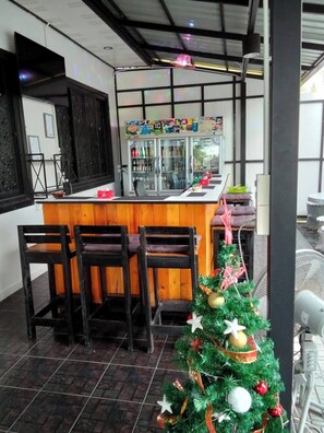 Apartment, 1 Bedroom, Accessible, Smoking | Bar (on property) - Double Room fan Outer Bathroom 2 (Rayong)