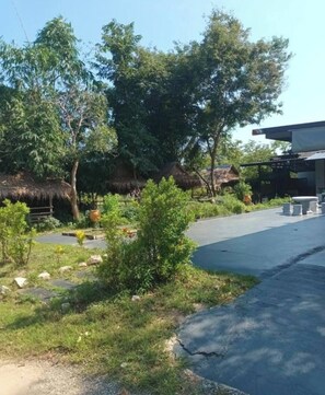 Apartment, 1 Bedroom, Accessible, Smoking | Property grounds - Double Room fan Outer Bathroom 2 (Rayong)
