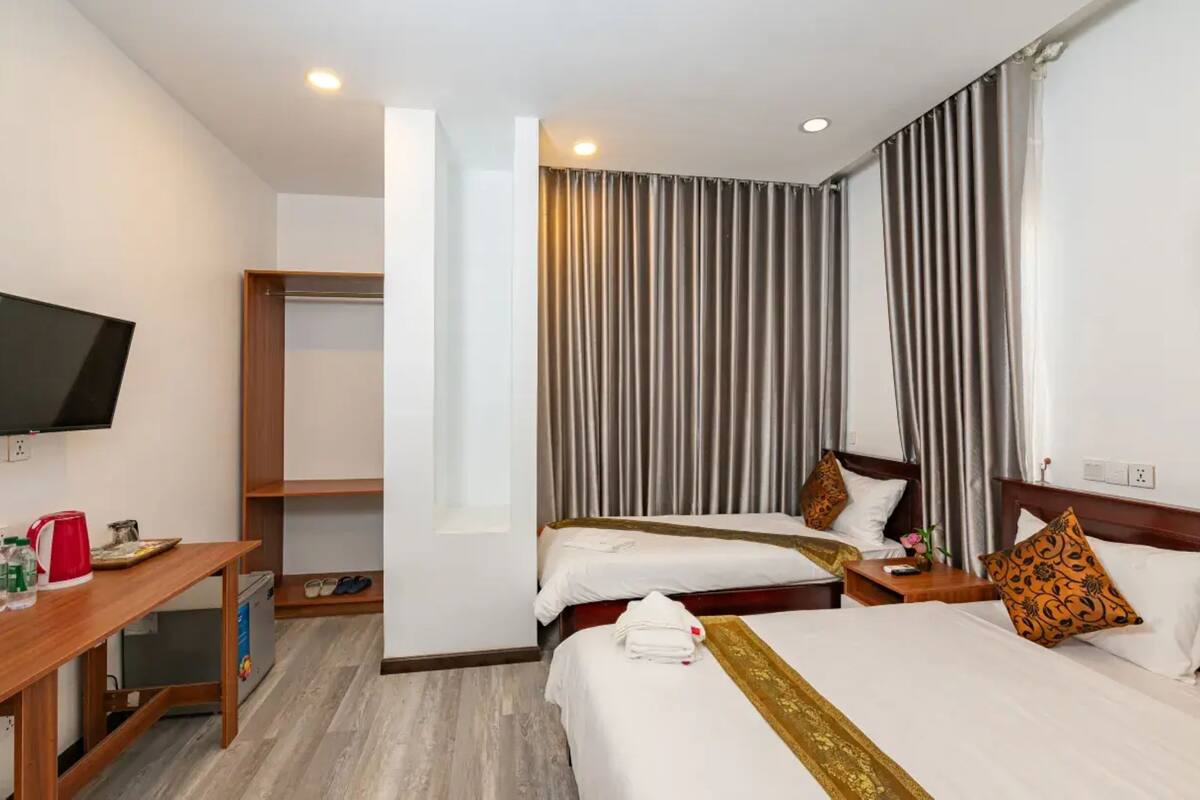 Wifi gratis y ropa de cama