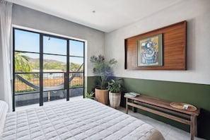 1 bedroom, in-room safe, iron/ironing board, free WiFi - ALMA Surf Lodge Terrace Queen with View (Corral del Risco)