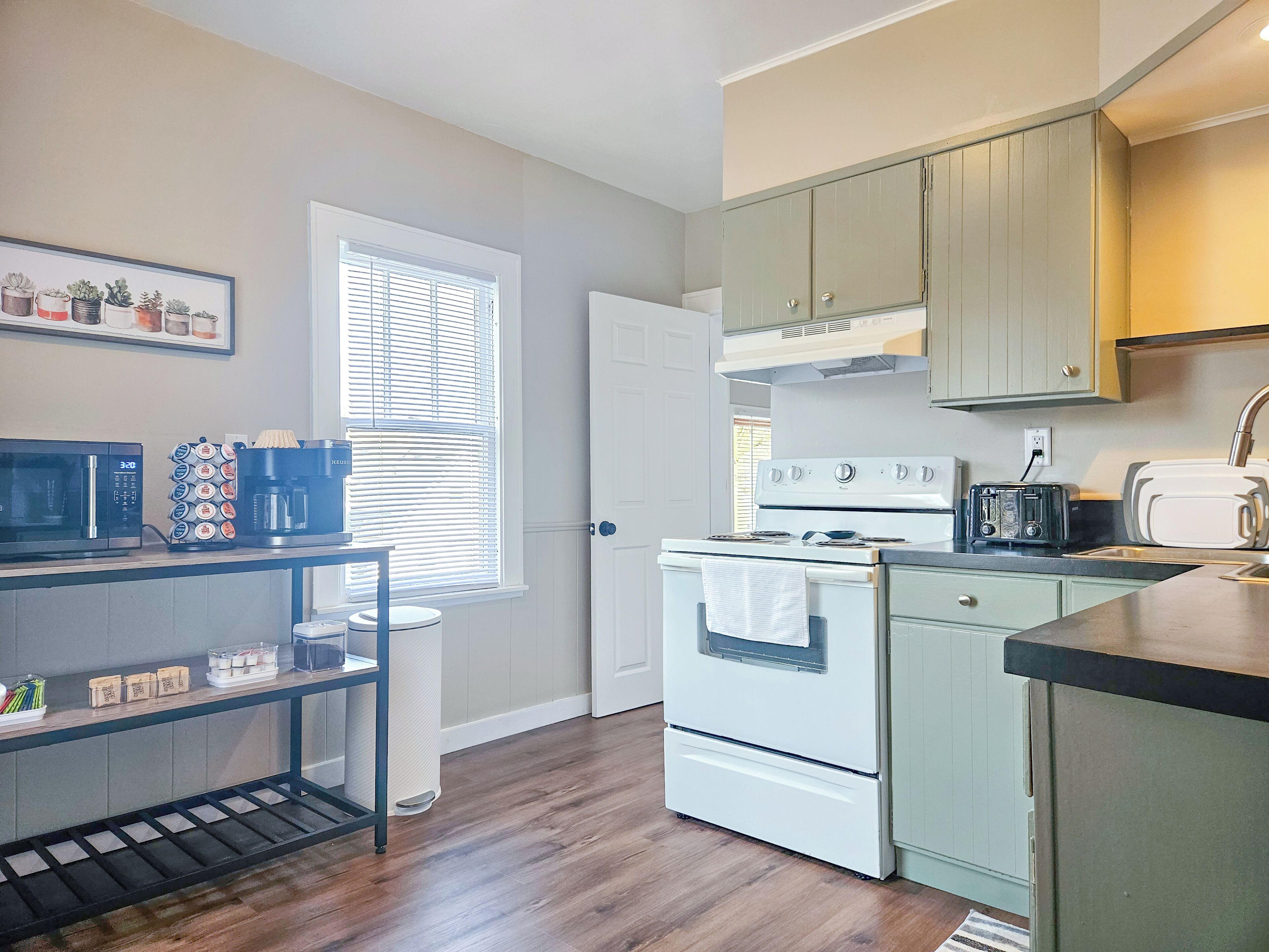 Microwave, oven, stovetop