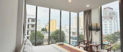 Ljudisolering, strykjärn/strykbräda och gratis wi-fi