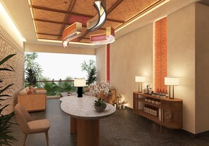 Couples treatment room(s), hot tub, hot stone massages