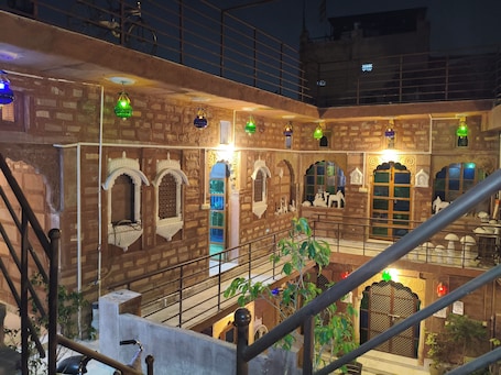Interior detail. Shangri-La Heritage Haveli Home Stay BNB