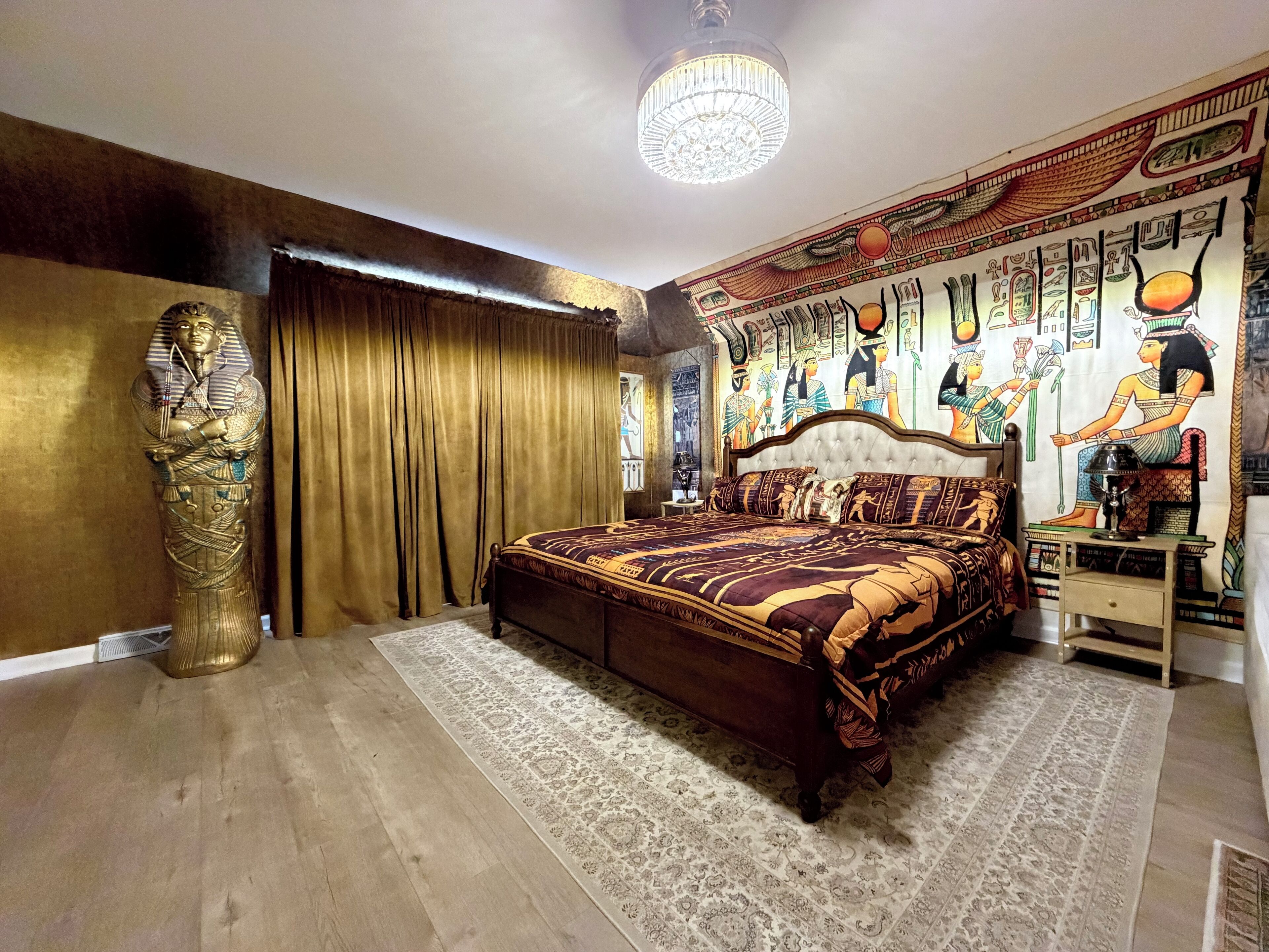 5 chambres, fer et planche à repasser, Wi-Fi, draps fournis