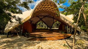 Área de bodas al aire libre