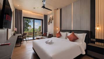 Ropa de cama de alta calidad, colchones con pillow-top y minibar