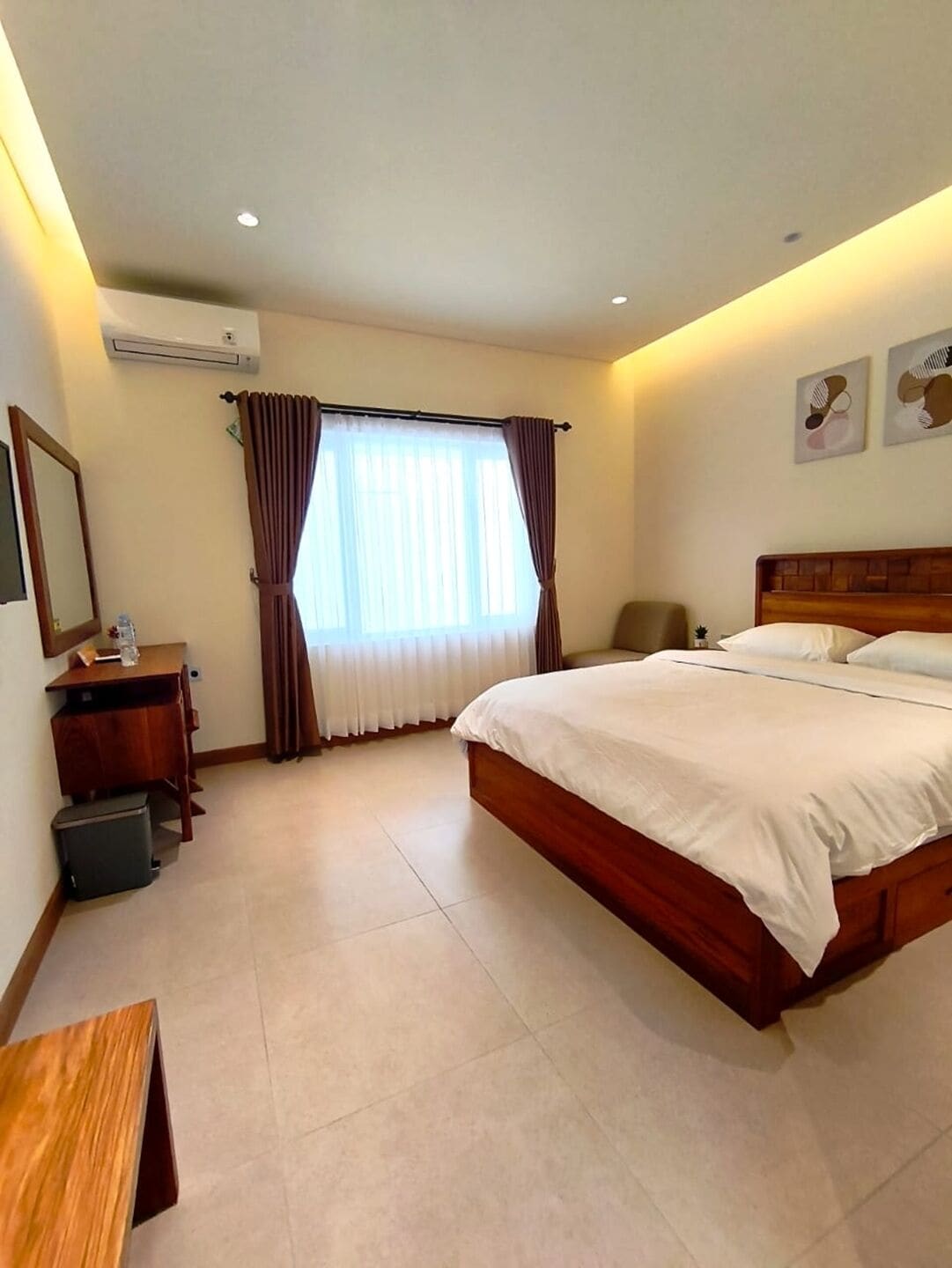 华丽双人房 | 笔记本电脑工作区、免费 WiFi、床单