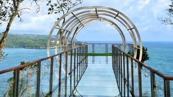 Blick von der Unterkunft