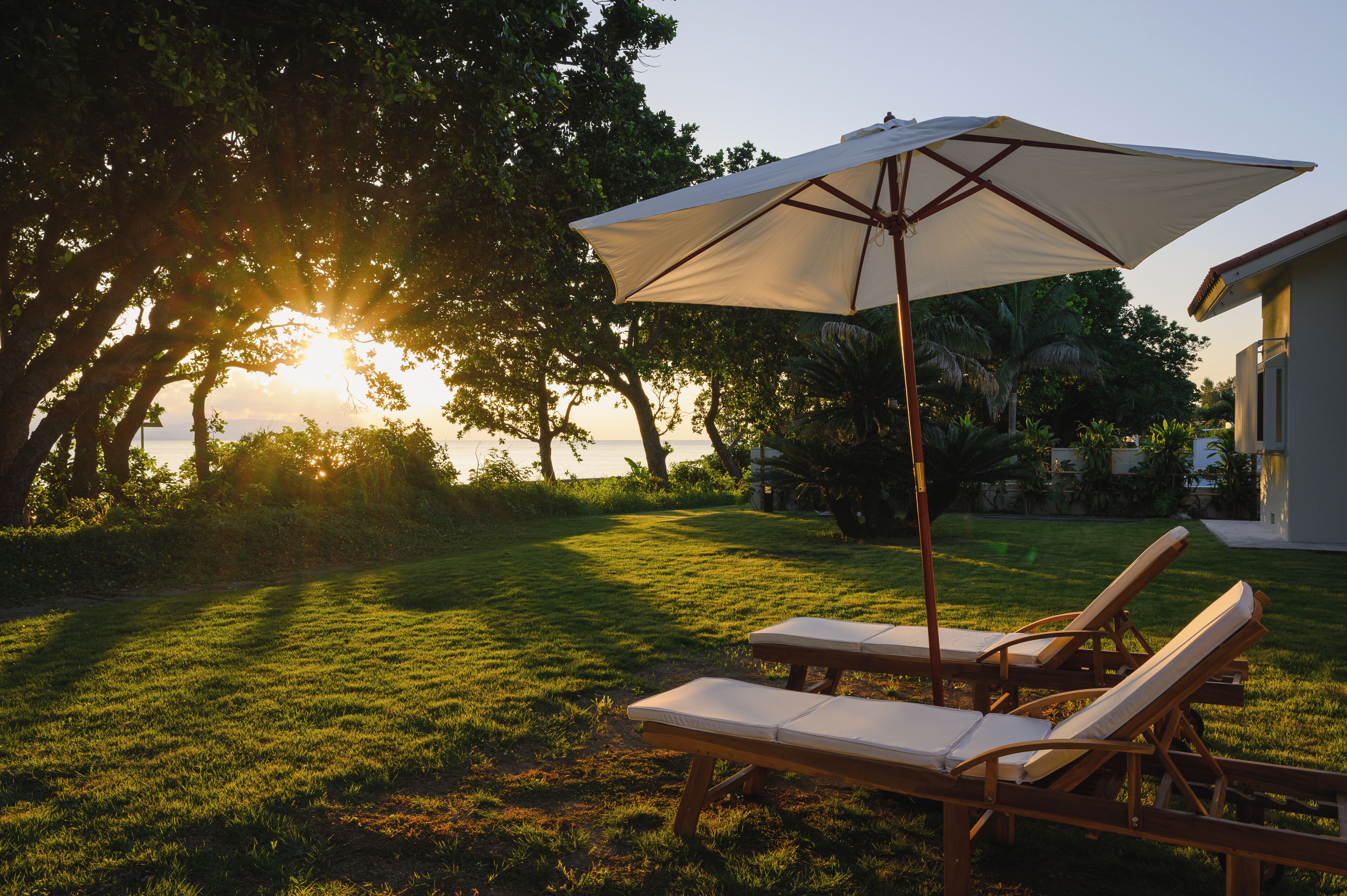 Huis, uitzicht op zee | Terras