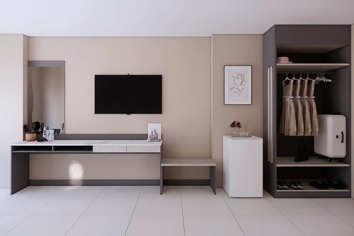 Habitación individual Deluxe, balcón, vista a la ciudad | Wifi gratis