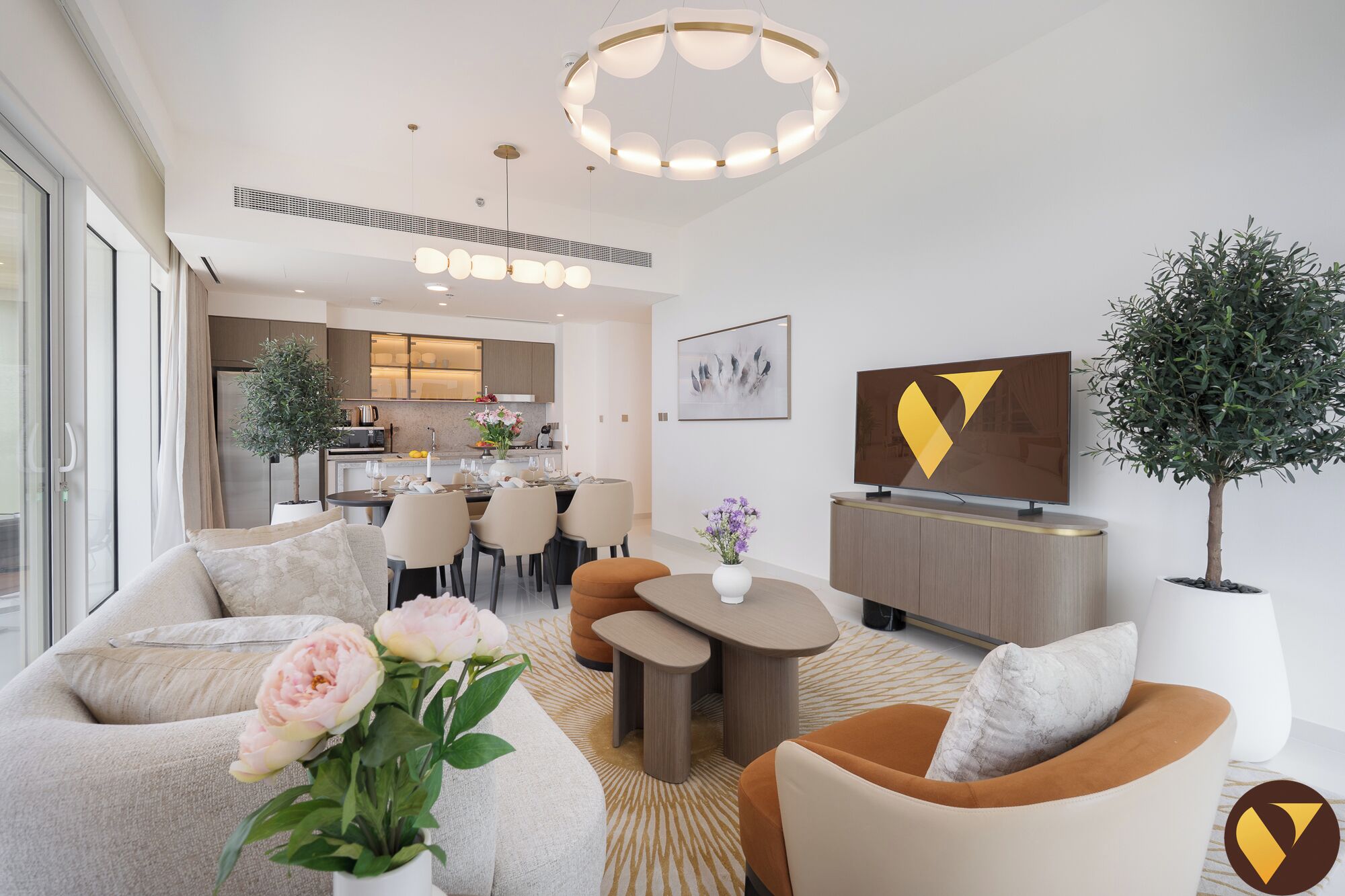 Luxury Apartment, Balcony, Beach View