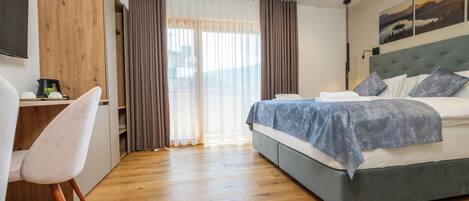 Comfort Double Room, Balcony, Mountain View | In-room safe, blackout curtains, iron/ironing board, free WiFi