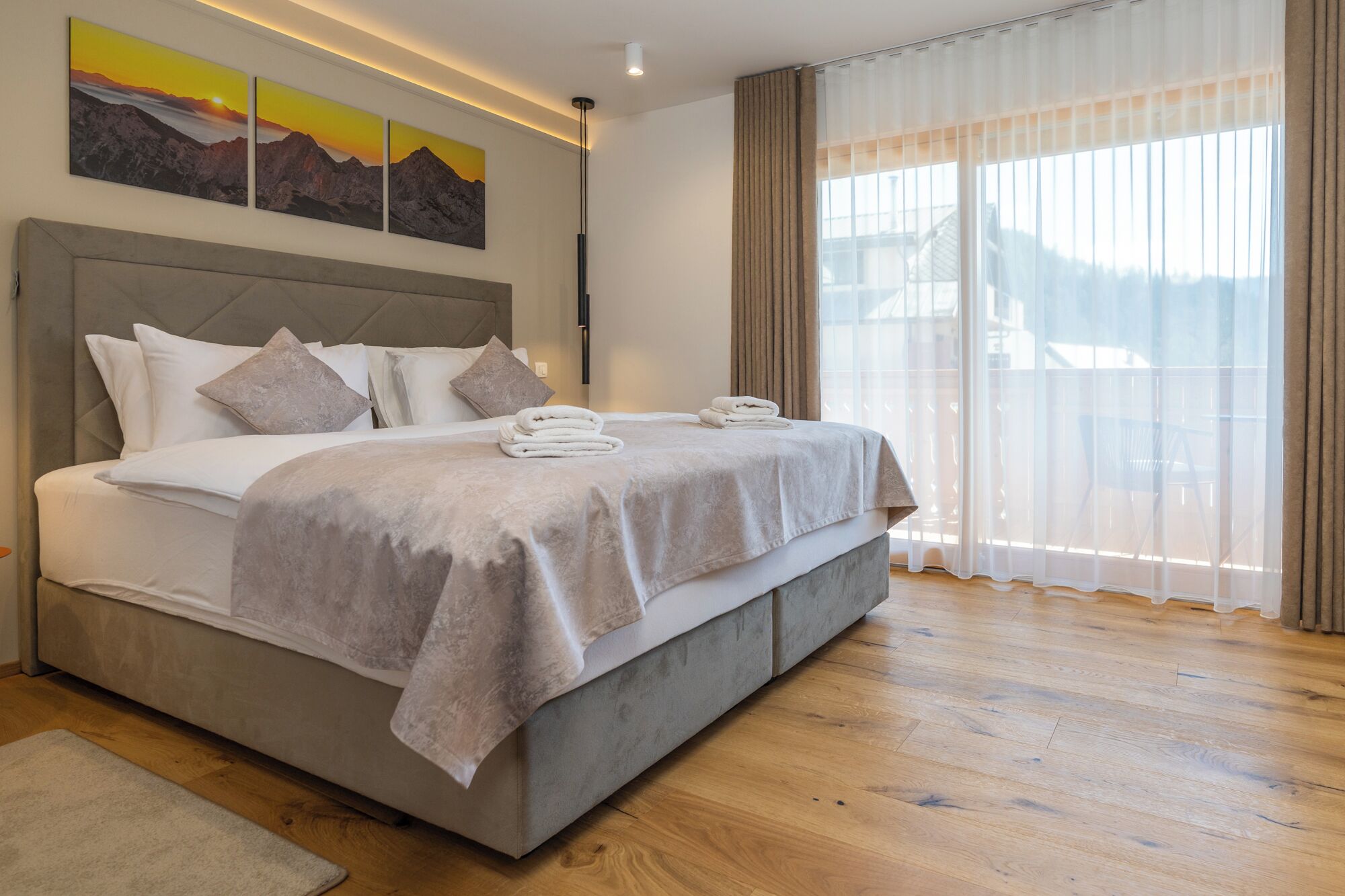 Comfort Double Room, Balcony, Mountain View | In-room safe, blackout drapes, iron/ironing board, free WiFi