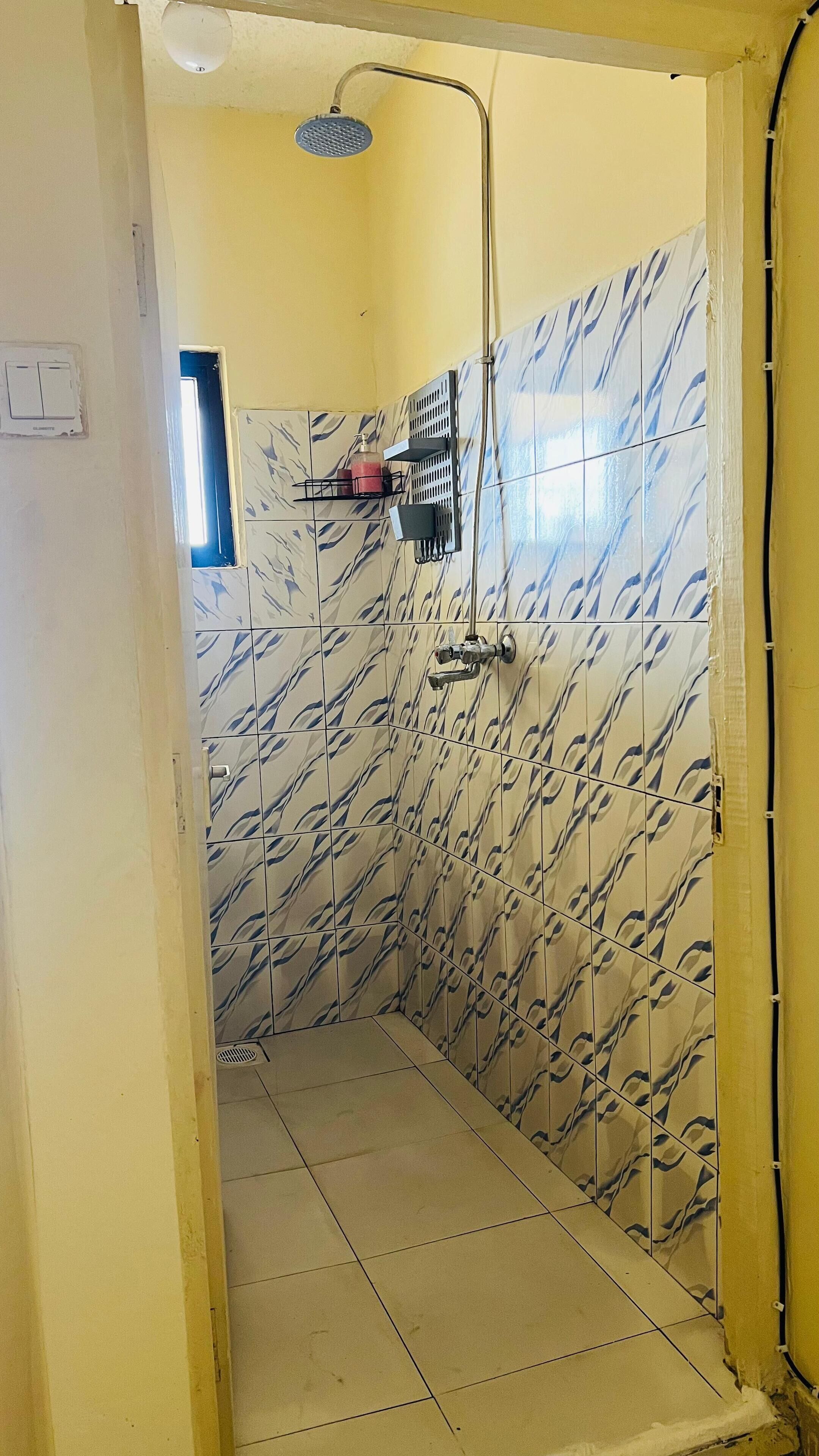 Towels, soap, toilet paper