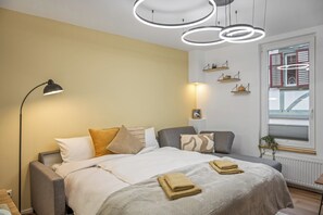 2 chambres, accès à Internet, literie fournie
