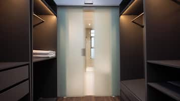 Free toiletries, hair dryer, slippers, towels