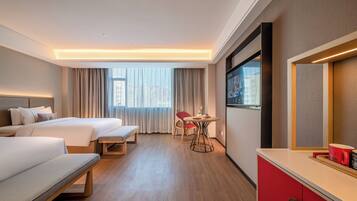 Business Double Room, City View | Desk, laptop workspace, free WiFi