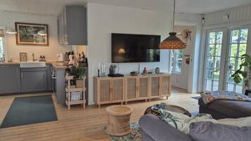 Télévision, cheminée