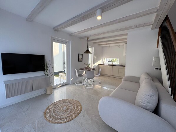 Design cottage, 2 slaapkamers | Woonruimte