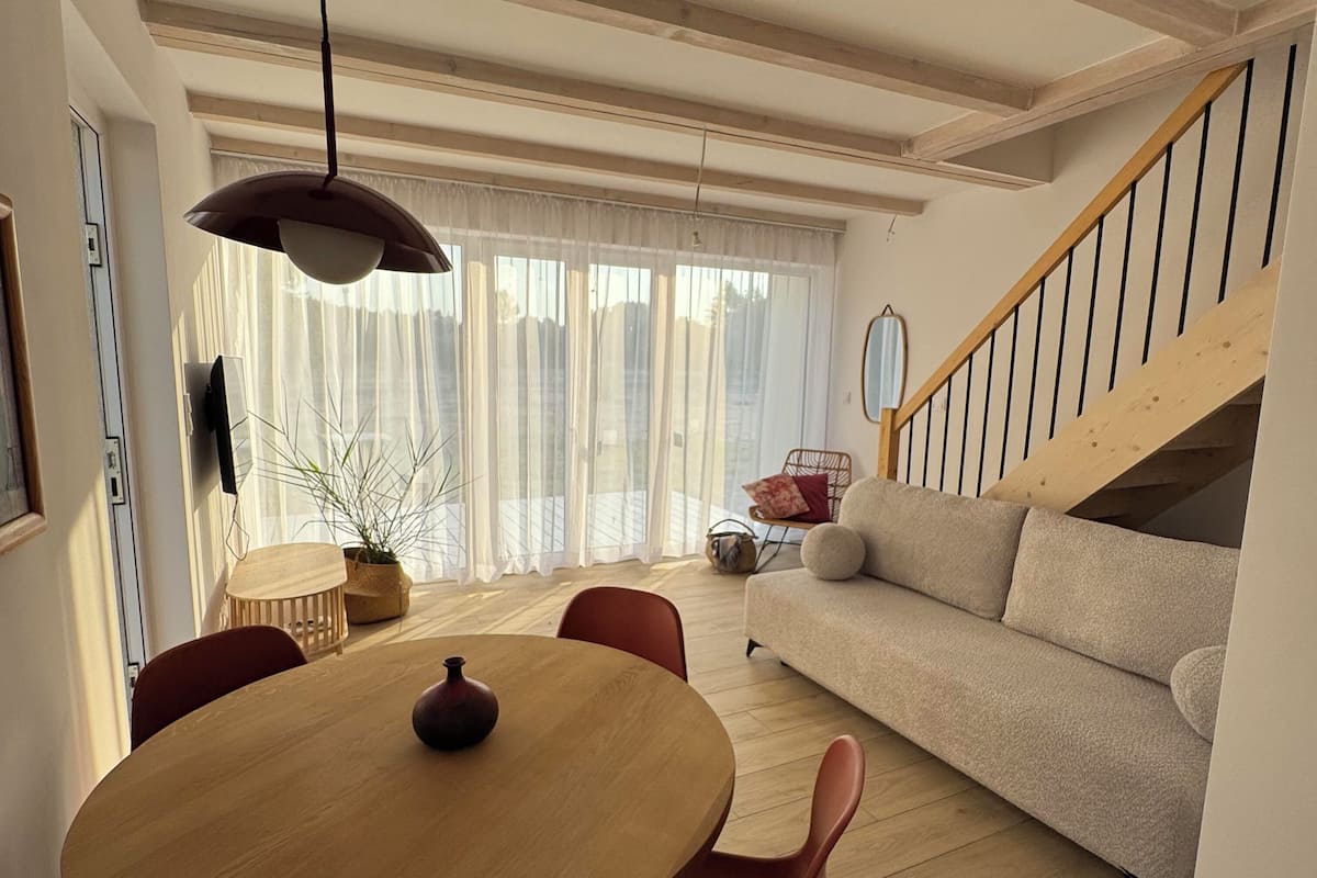 Cottage Desain, 2 kamar tidur | Area keluarga | TV