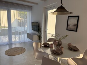 Design cottage, 2 slaapkamers | Woonruimte