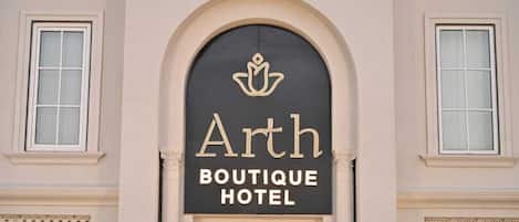 Façade de l’hébergement