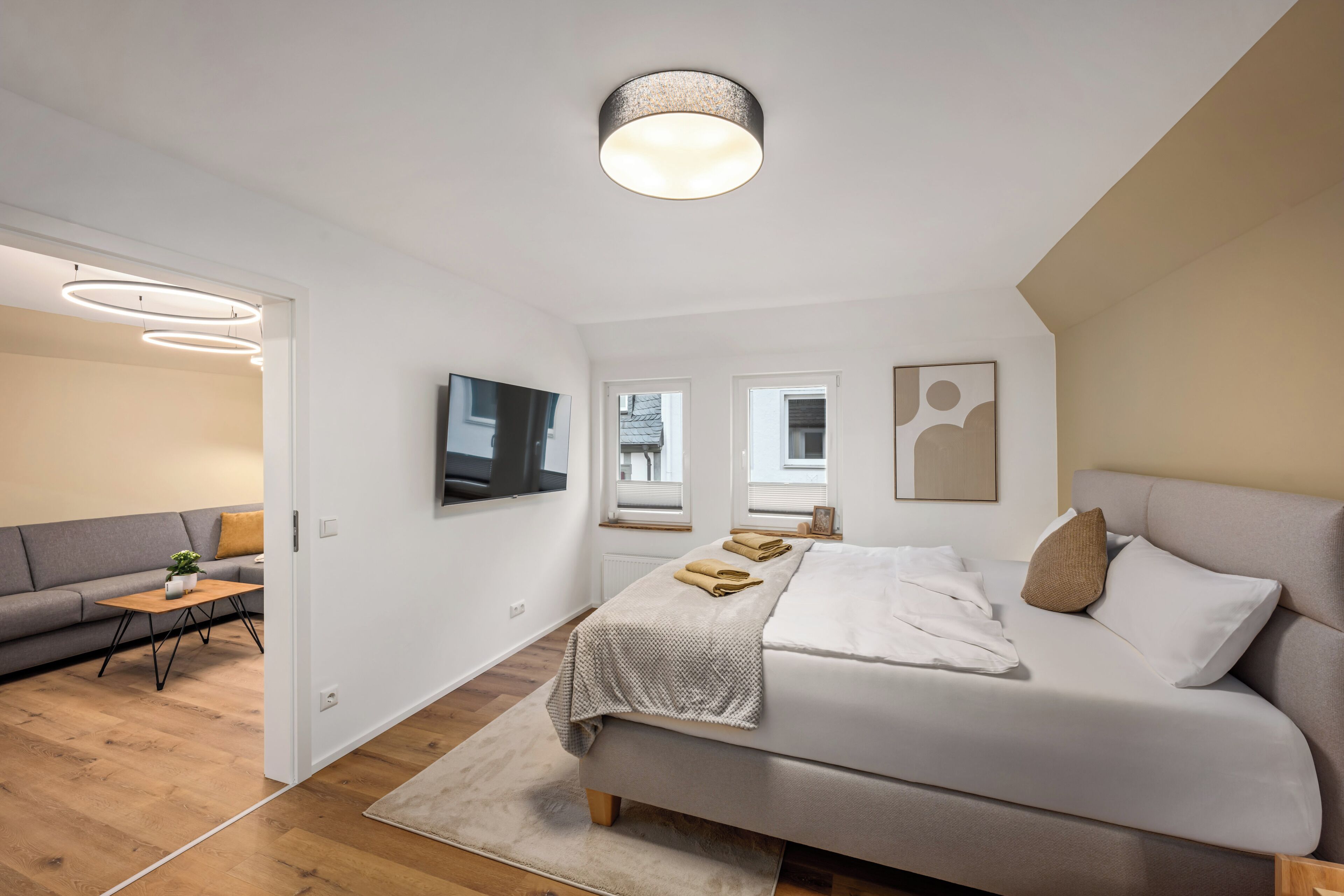 2 Schlafzimmer, Internetzugang, Bettwäsche