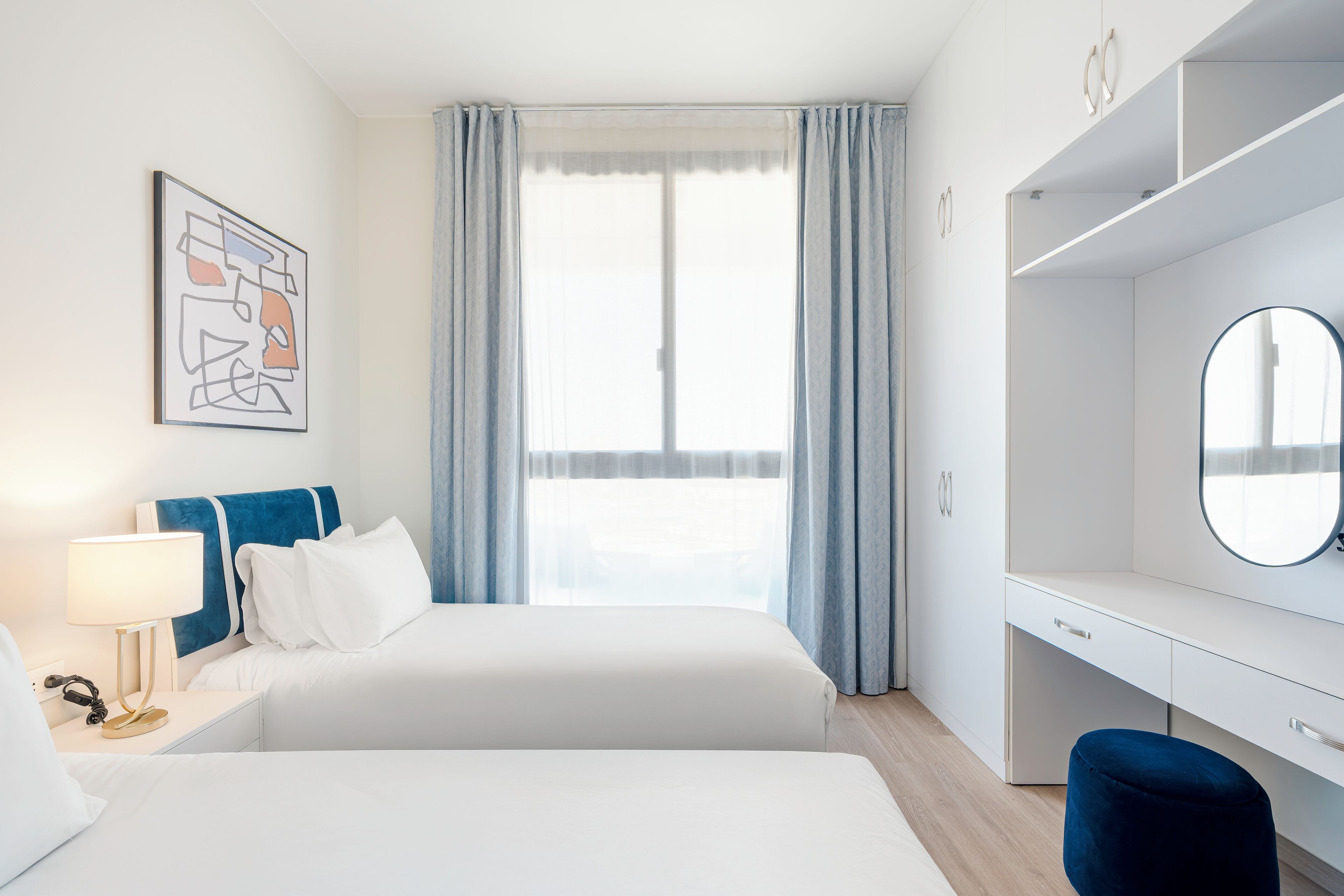 Departamento, 2 habitaciones, vista a la ciudad | Wifi gratis y ropa de cama 