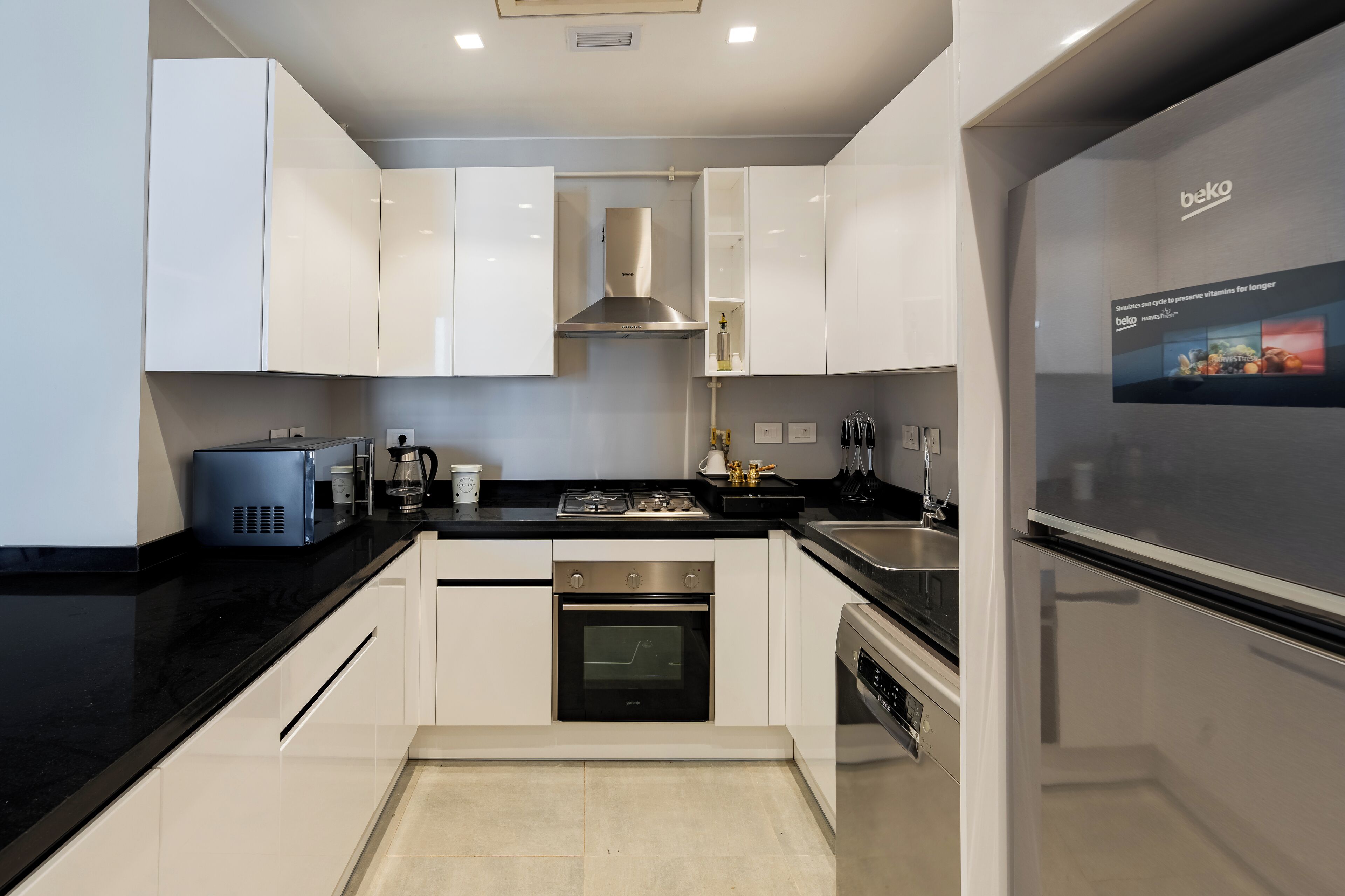 Apartment, 2 Bedrooms, City View | Private kitchen