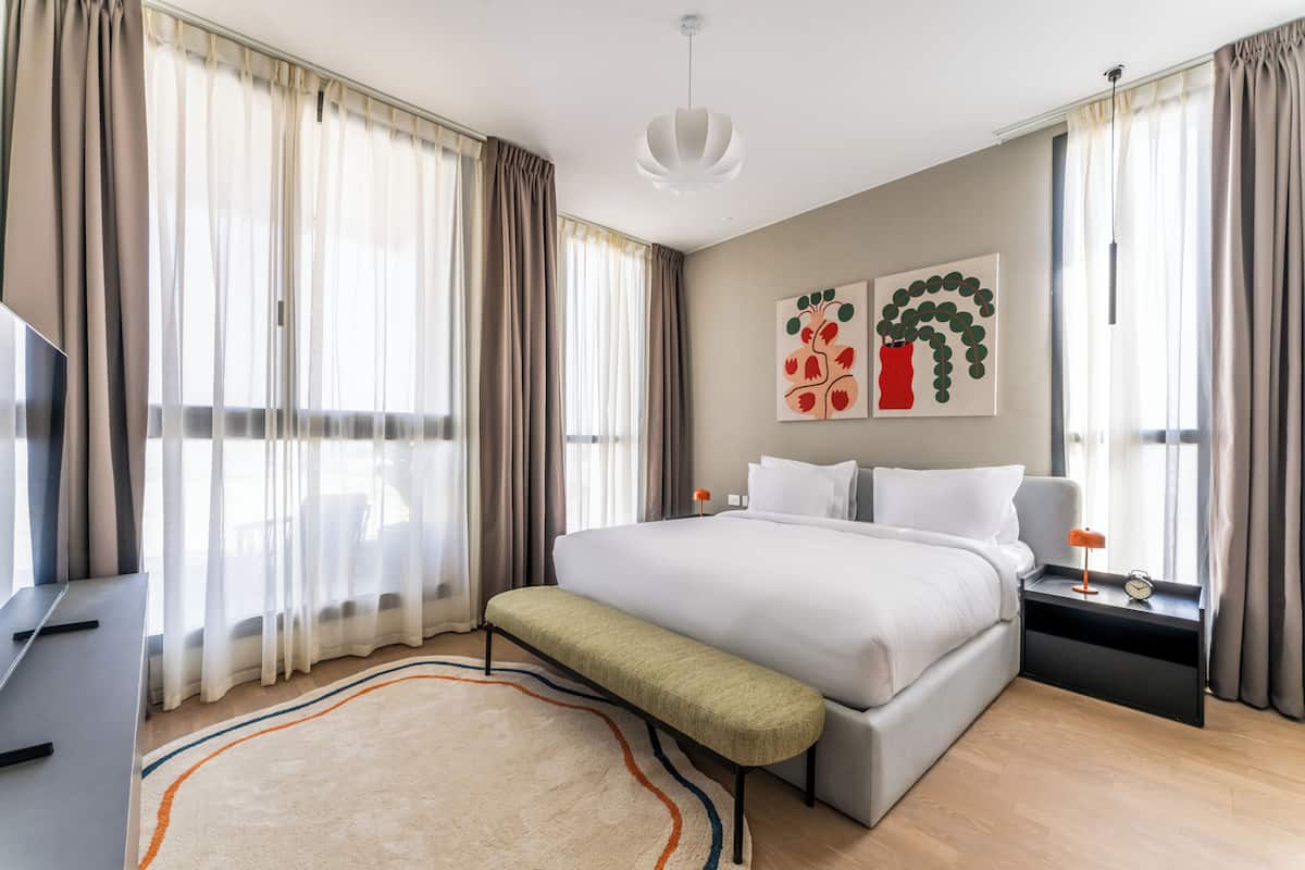 Departamento Premium, 3 habitaciones, vista a la ciudad | Wifi gratis y ropa de cama