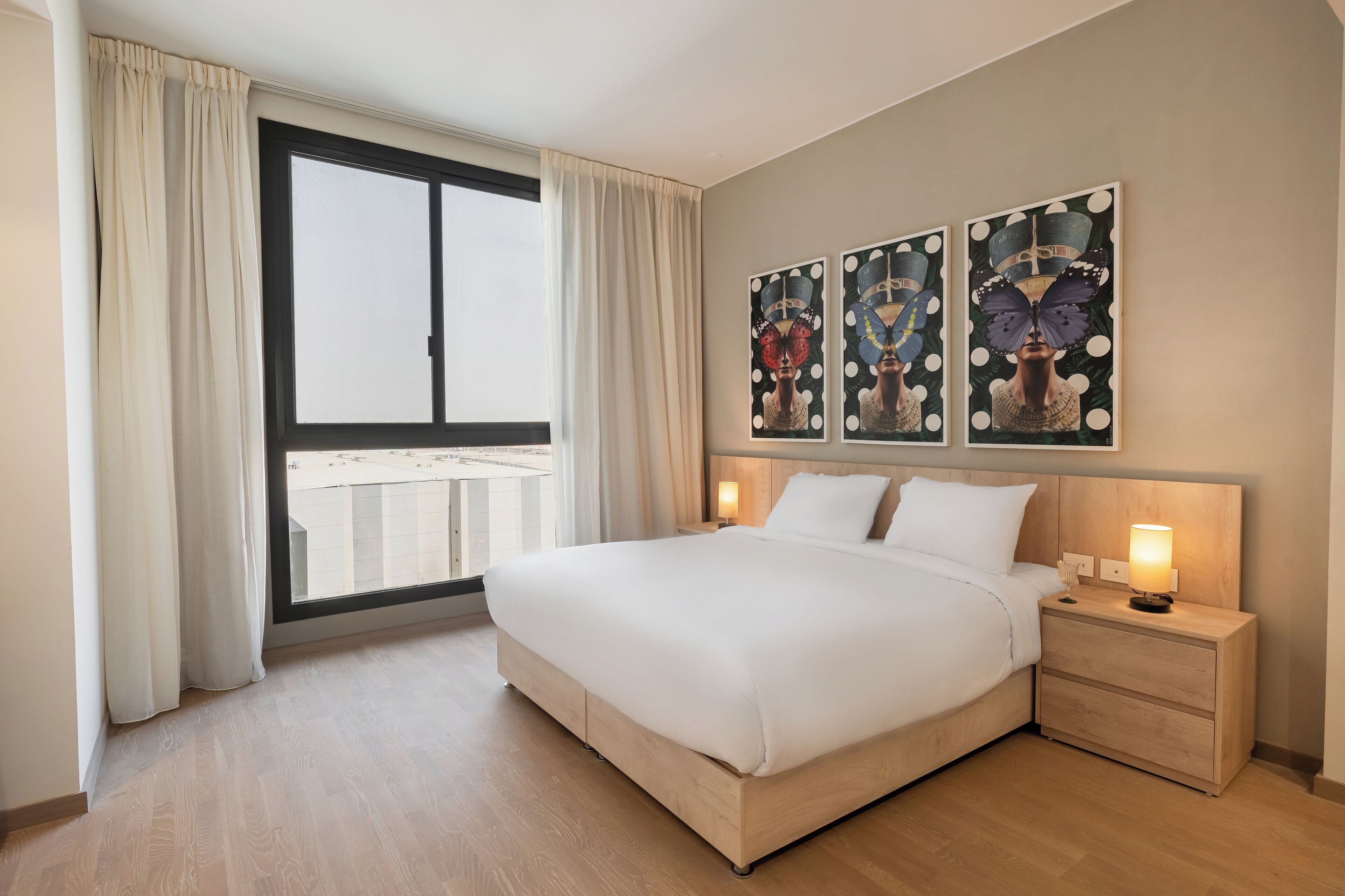 Departamento, 2 habitaciones, vista a la ciudad | Wifi gratis y ropa de cama 