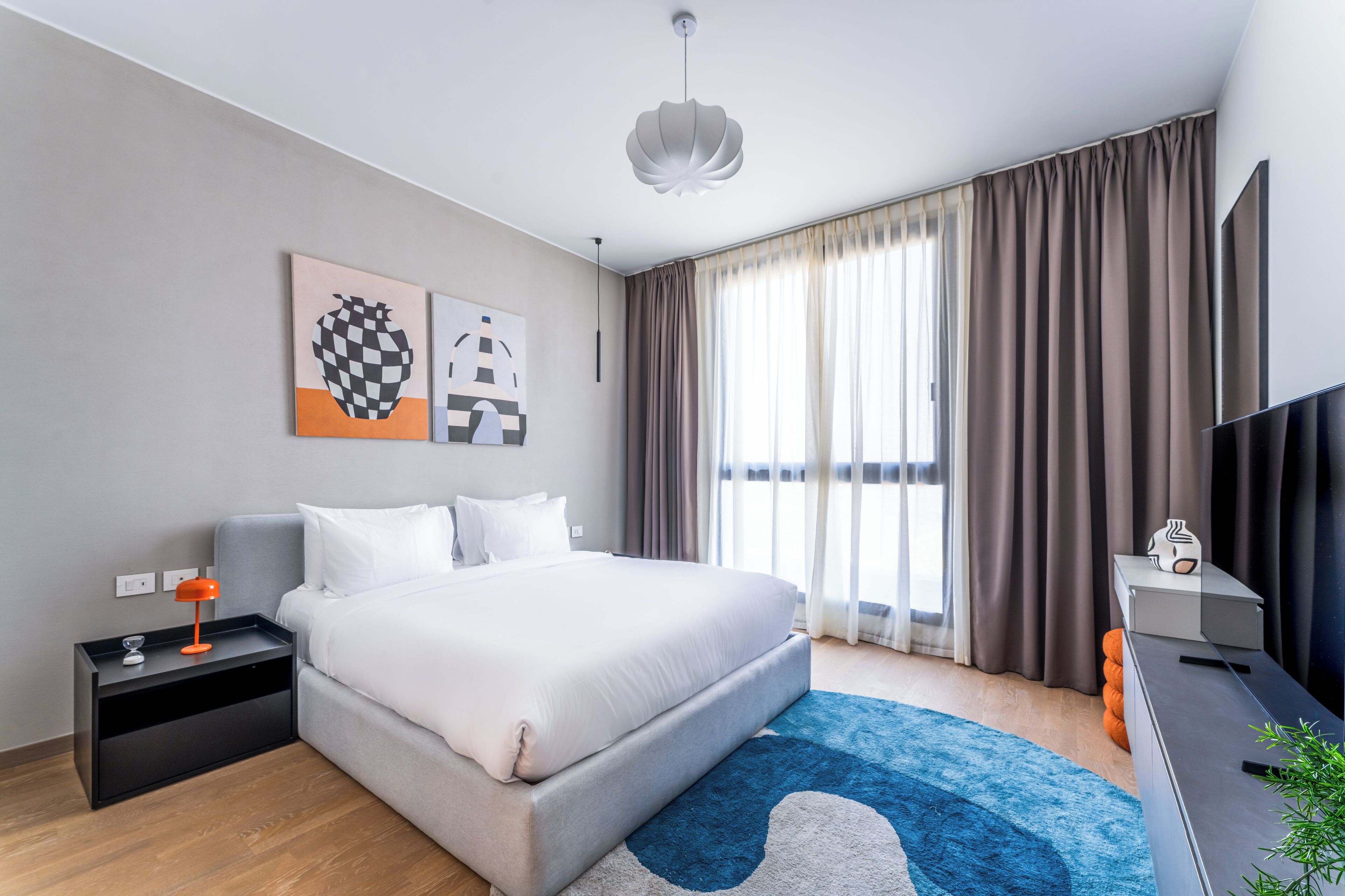 Departamento, 2 habitaciones, vista a la ciudad | Wifi gratis y ropa de cama 