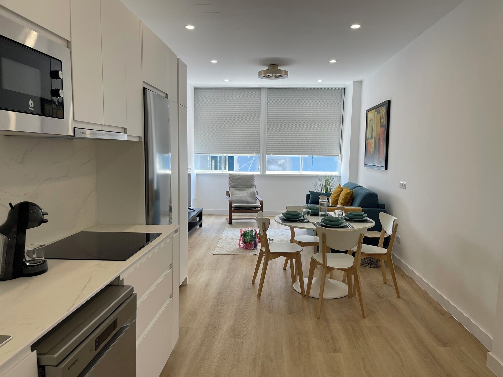 Microwave, stovetop, dishwasher