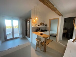 Superior-suite - udsigt til bugt | Opholdsområde