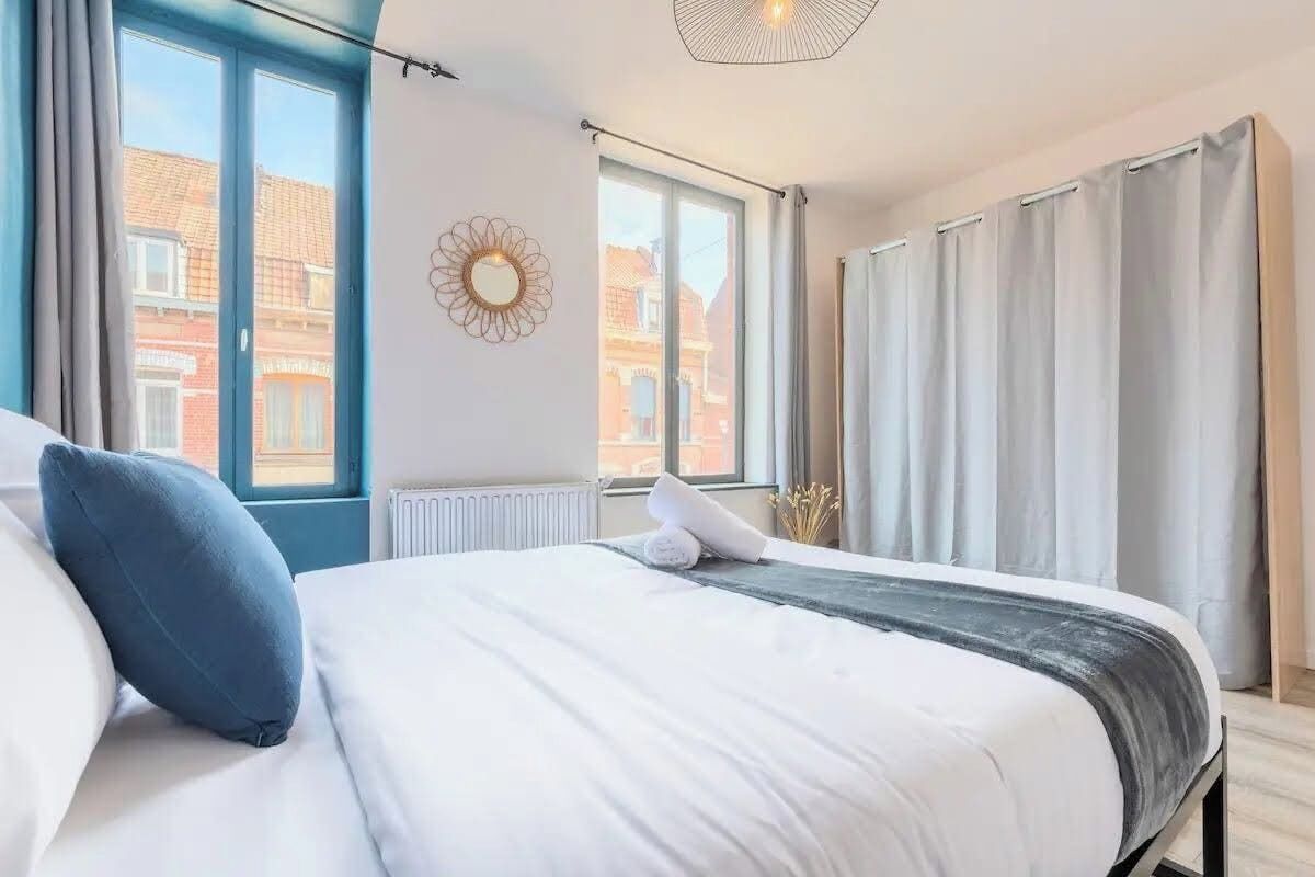 3 chambres, lit parapluie, Wi-Fi, draps fournis