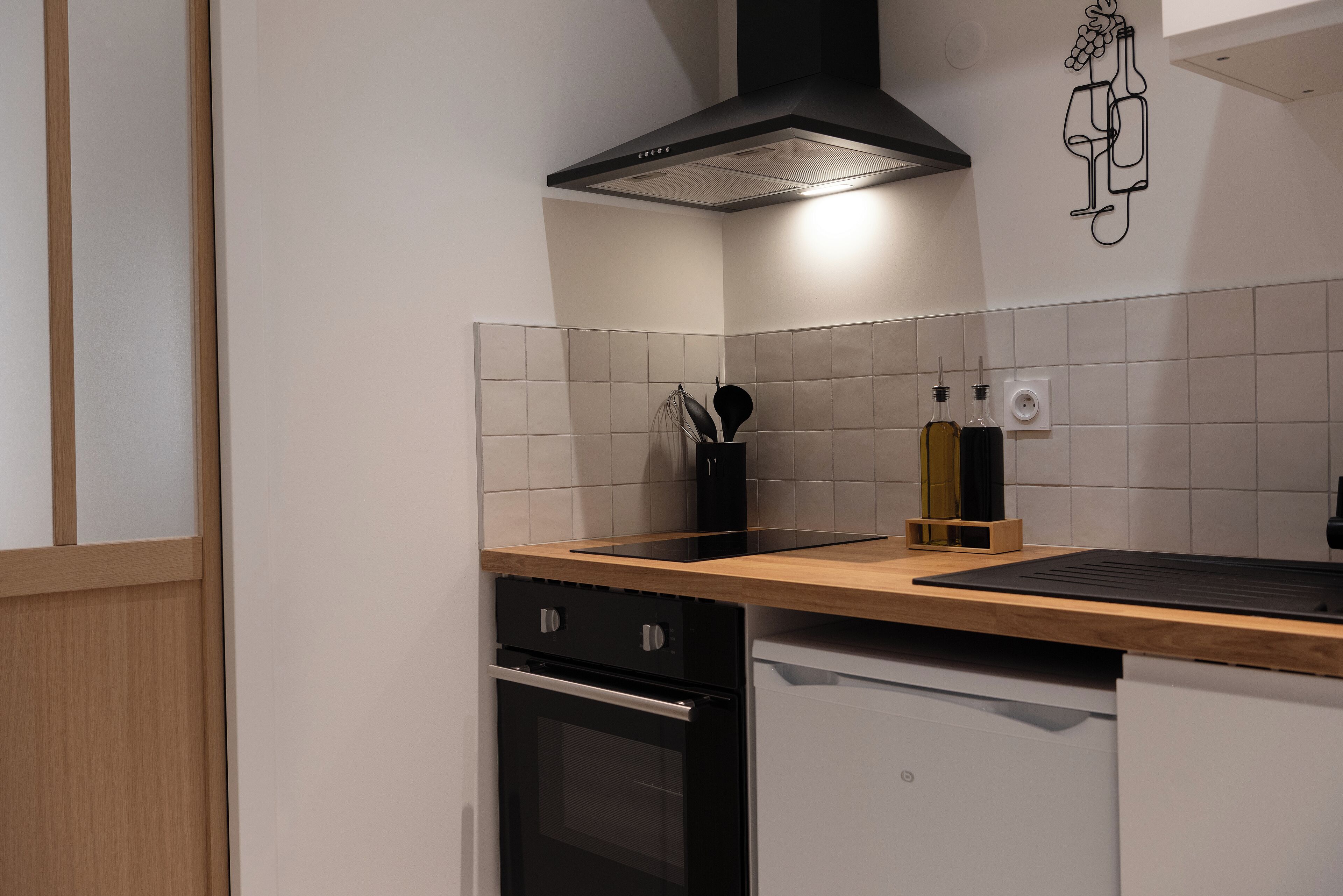 Microondas, horno y parrilla de estufa 