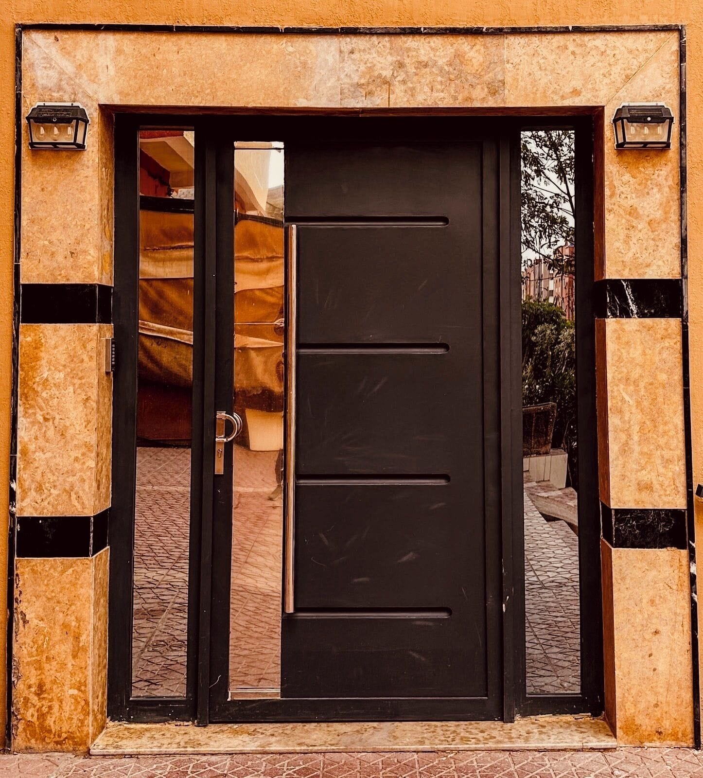 Majoituspaikan julkisivu